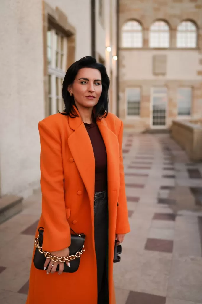 WEŁNIANY PŁASZCZ DAMSKI, Marta Zdebel, płaszcz damski