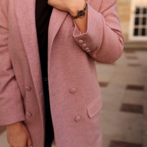 Marynarka różowa oversize, marynarka damska Marynarka różowa oversize, marynarka damska