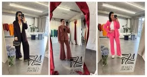 Garnitur damski na komunię