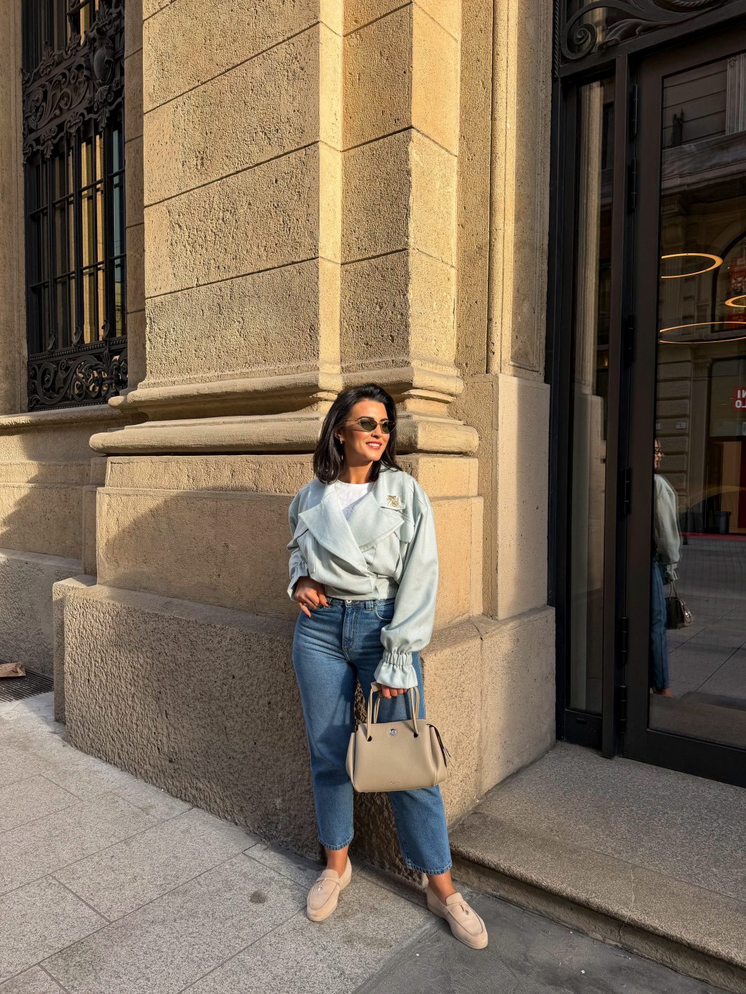 BOMBERKA WEŁNIANA MIĘTOWA BOMBERKA WEŁNIANA MIĘTOWA